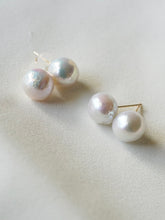 画像をギャラリービューアに読み込む, 10/29(土)21時〜販売開始 ホワイトキャンディパールのピアス・イヤリング 大粒11-12mm