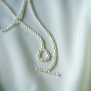 5/30(金)21時〜販売開始 All pearl ロングネックレス80cm