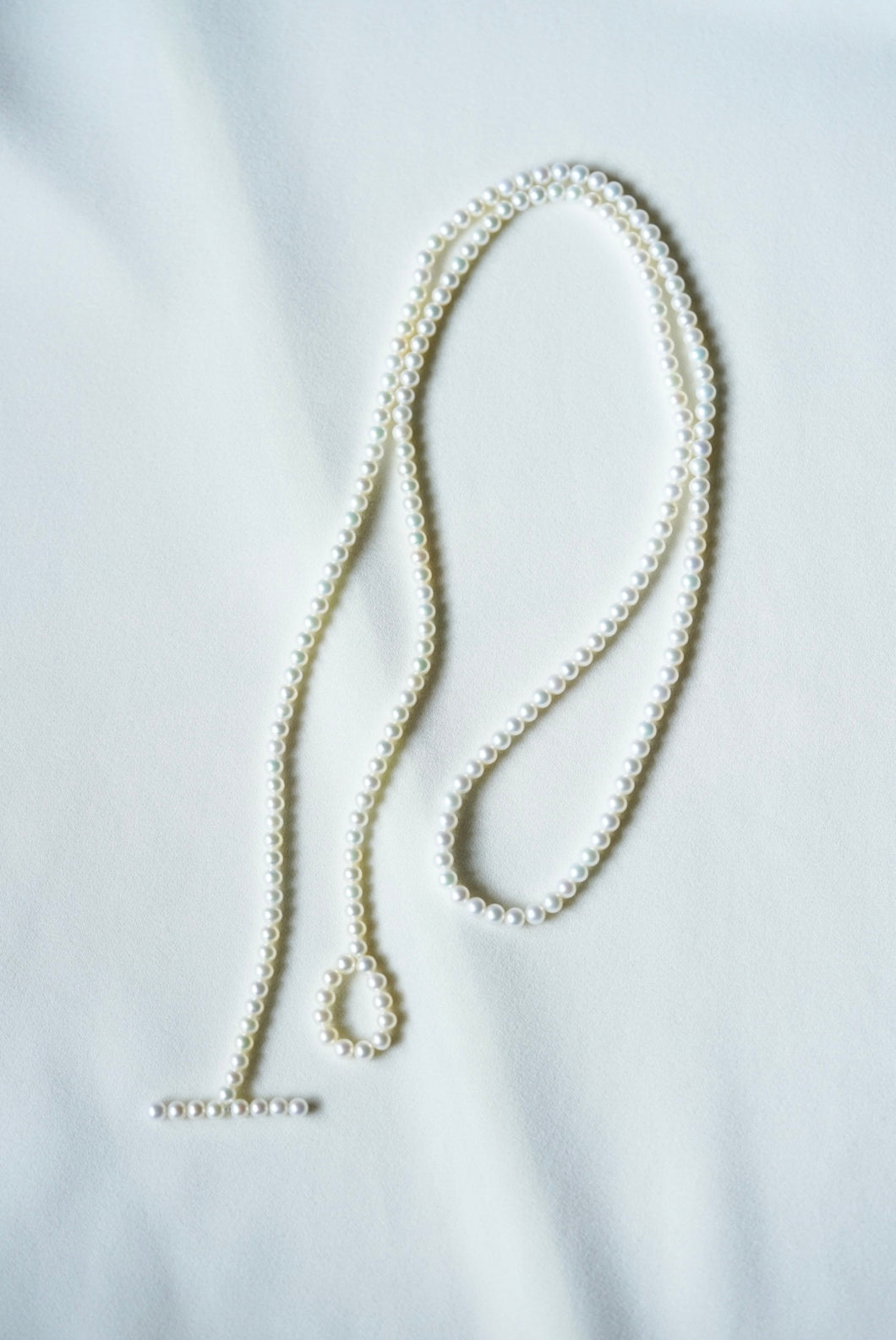 5/30(金)21時〜販売開始 All pearl ロングネックレス80cm