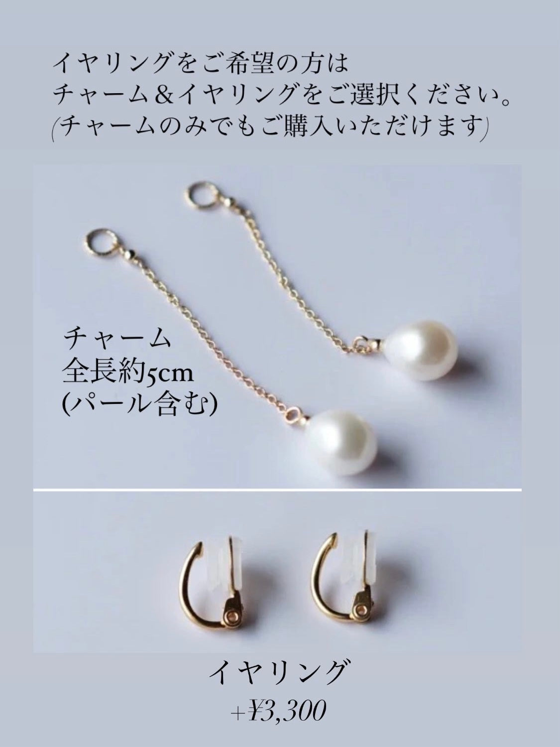 10/29(土) 21時〜販売開始 Ear&Necklace Set カラフルドロップパールの